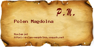 Polen Magdolna névjegykártya